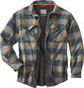 Legendary Whitetails Men's Thermal Lined Shirt Jacket Plaid Flannel Polyfill Insulated